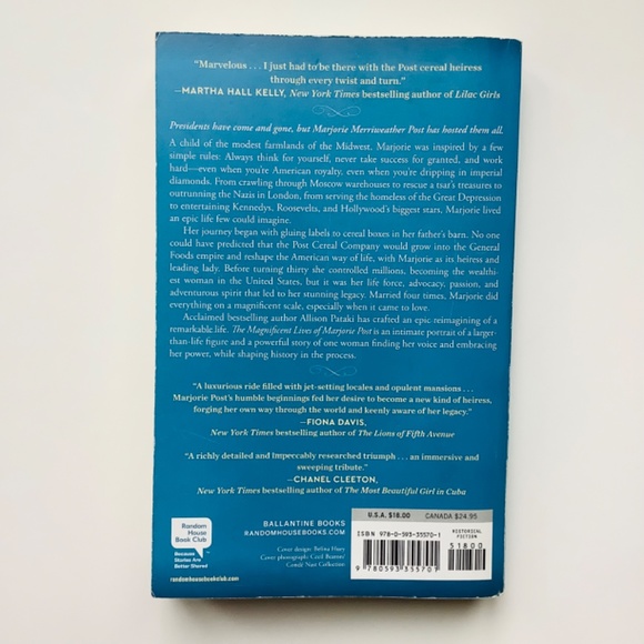 The Magnificent Lives of Marjorie Post by Allison Pataki - Picture 3 of 3